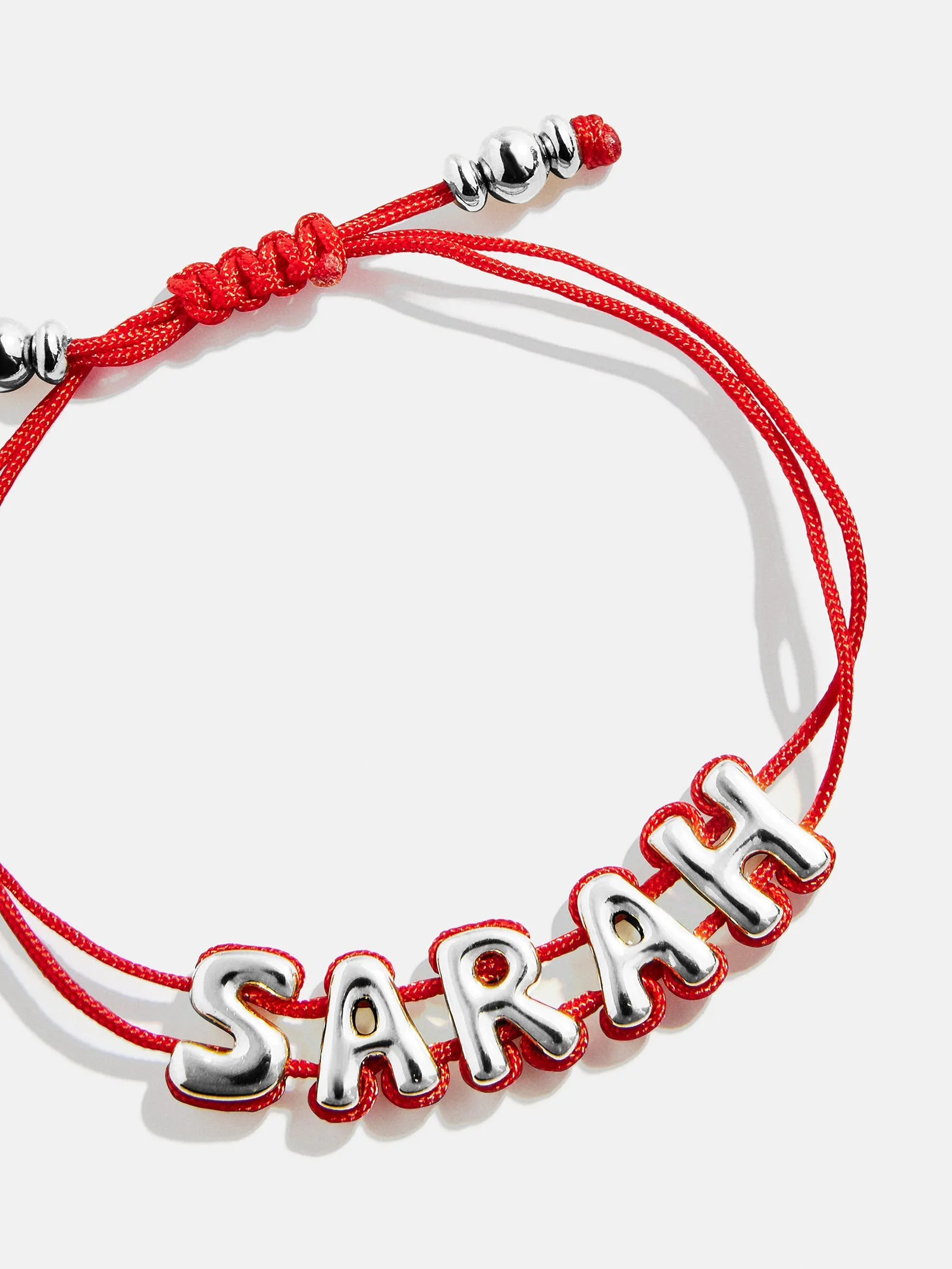 Wrapped Up Bubble Waterproof Custom Cord Bracelet - Red sold by BaubleBar product image thumbnail 3