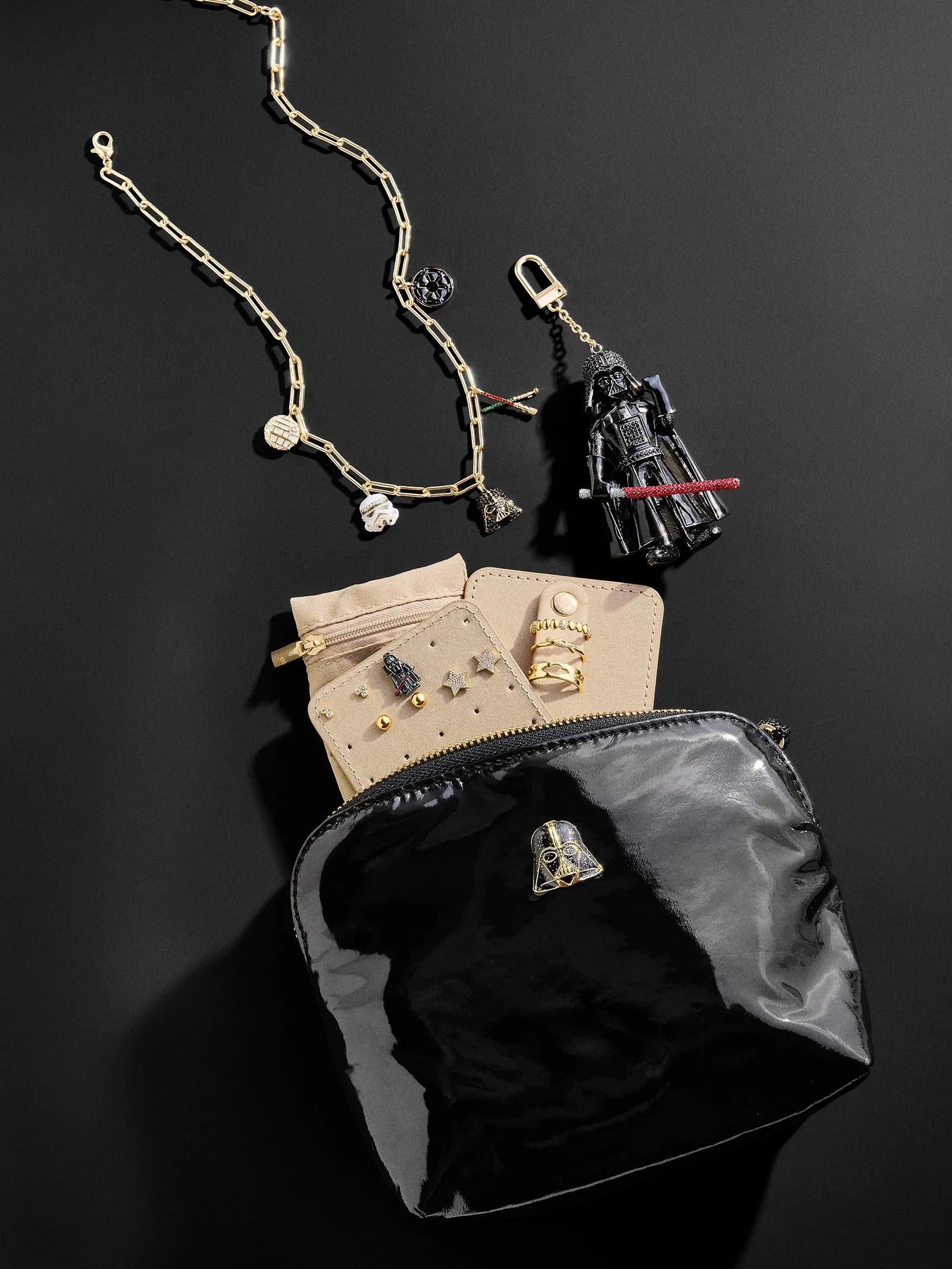 STAR WARS™ Character Jewelry Storage Pouch - Darth Vader sold by BaubleBar