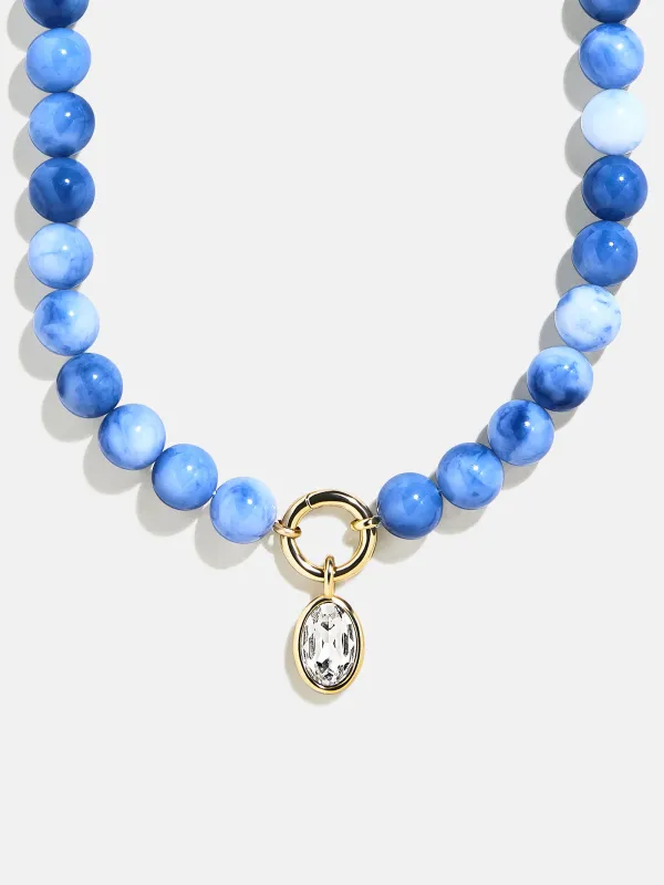 Janette Beaded Ring Necklace - Sodalite sold by BaubleBar