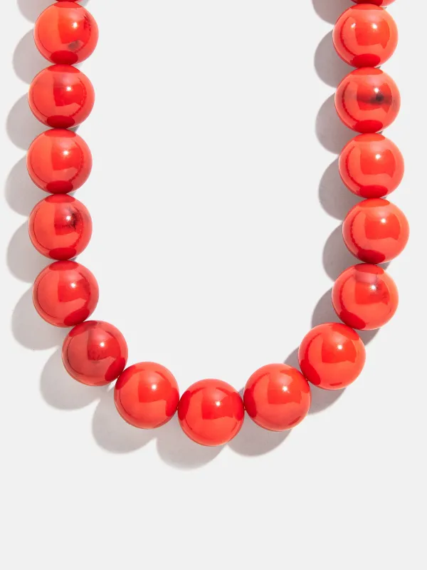 Jane Beaded Necklace - Red Jasper sold by BaubleBar