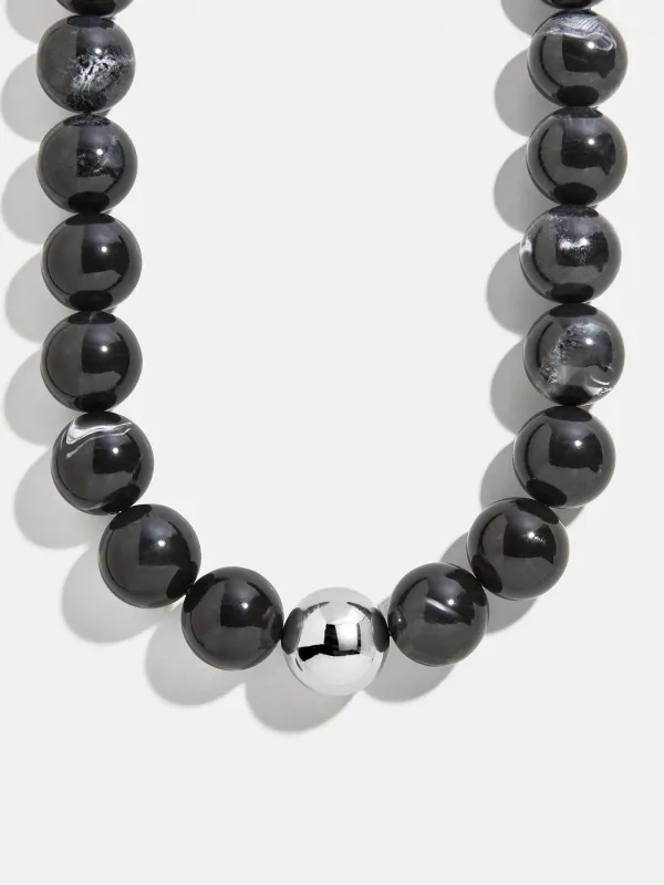 Jane Beaded Necklace - Obsidian sold by BaubleBar