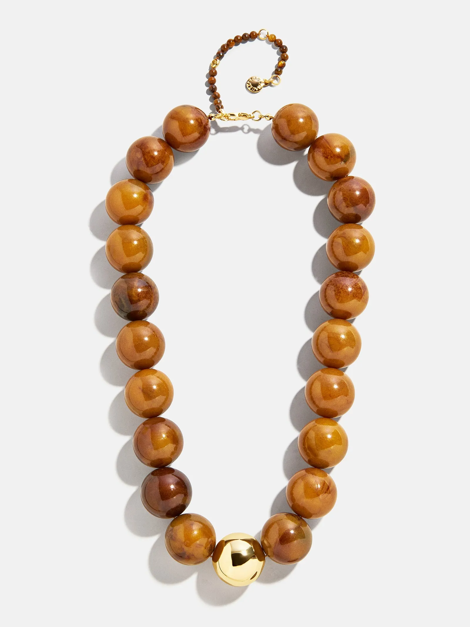 Jane Beaded Necklace - Tiger's Eye sold by BaubleBar product image thumbnail 2