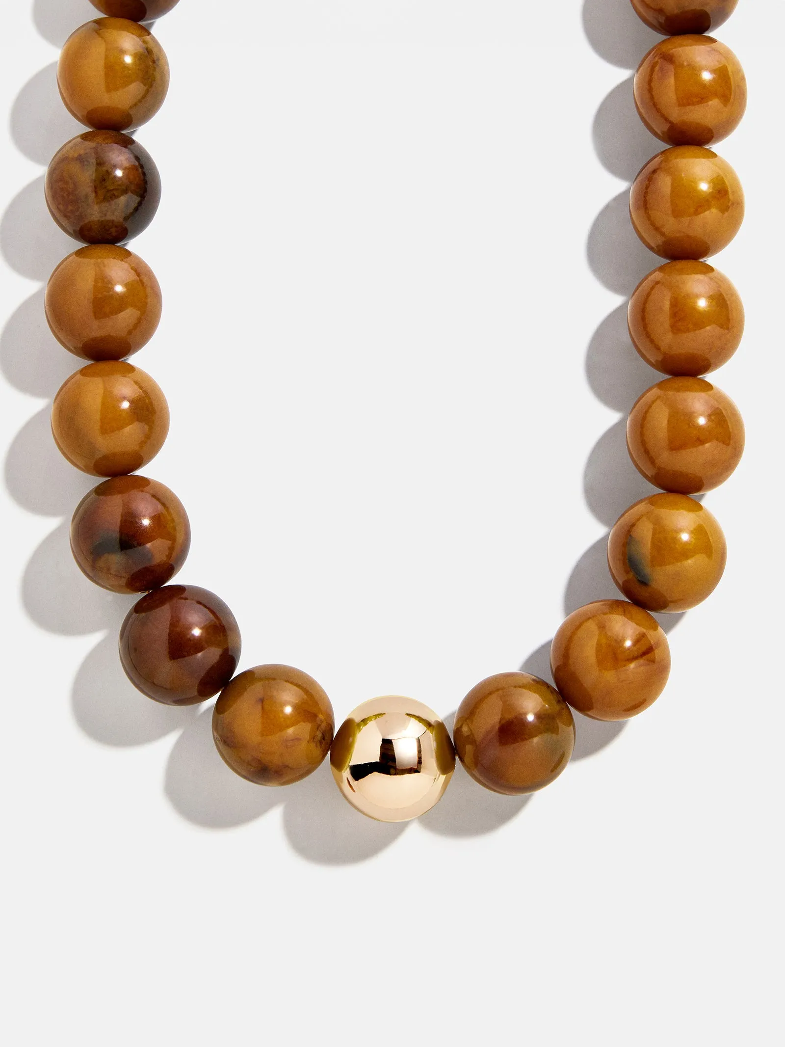 Jane Beaded Necklace - Tiger's Eye sold by BaubleBar