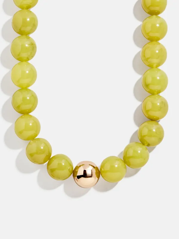 Jane Beaded Necklace - Olive Jade sold by BaubleBar