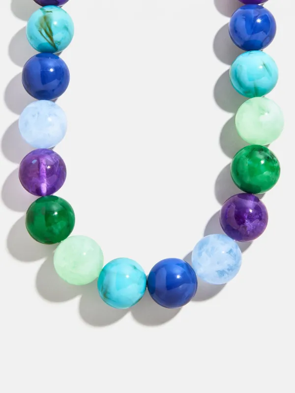Jane Beaded Necklace - Blue Multi sold by BaubleBar