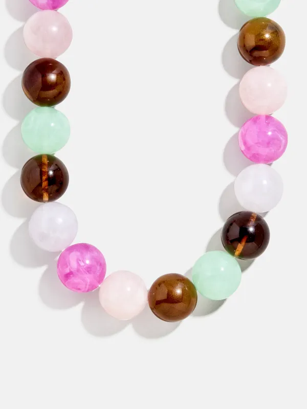 Jane Beaded Necklace - Pink Multi sold by BaubleBar