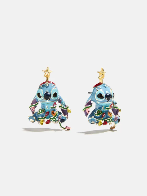 Disney Stitch Christmas Lights Earrings - Blue sold by BaubleBar