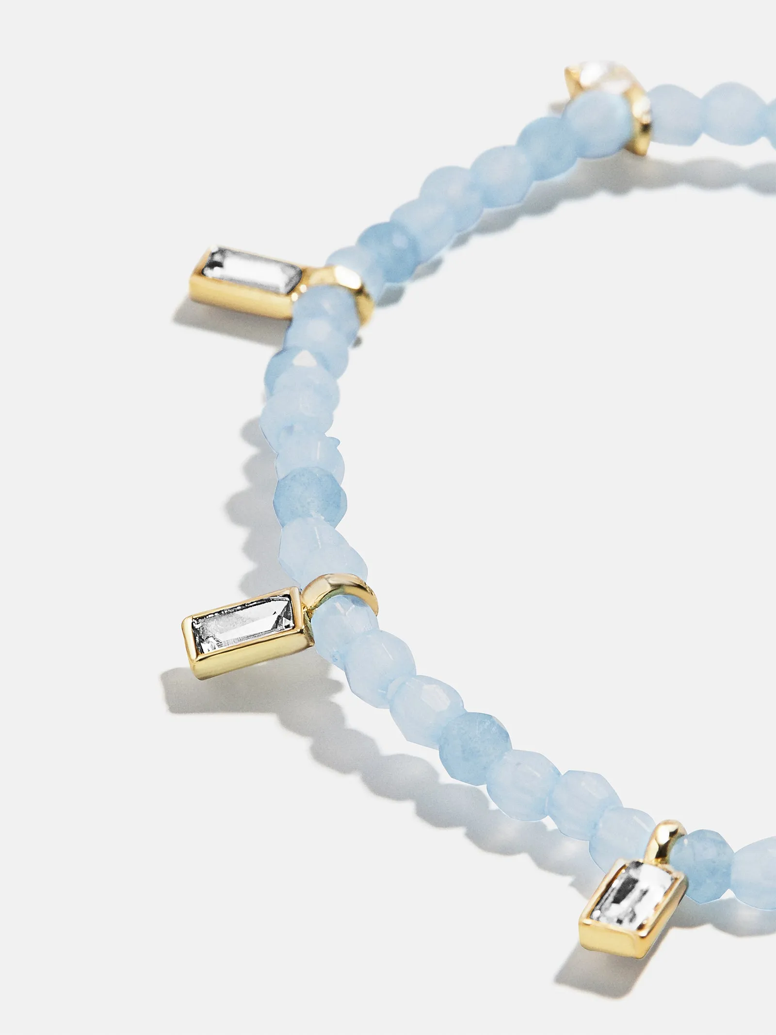 Crystal Beaded Bracelet - Powder Blue sold by BaubleBar product image thumbnail 2