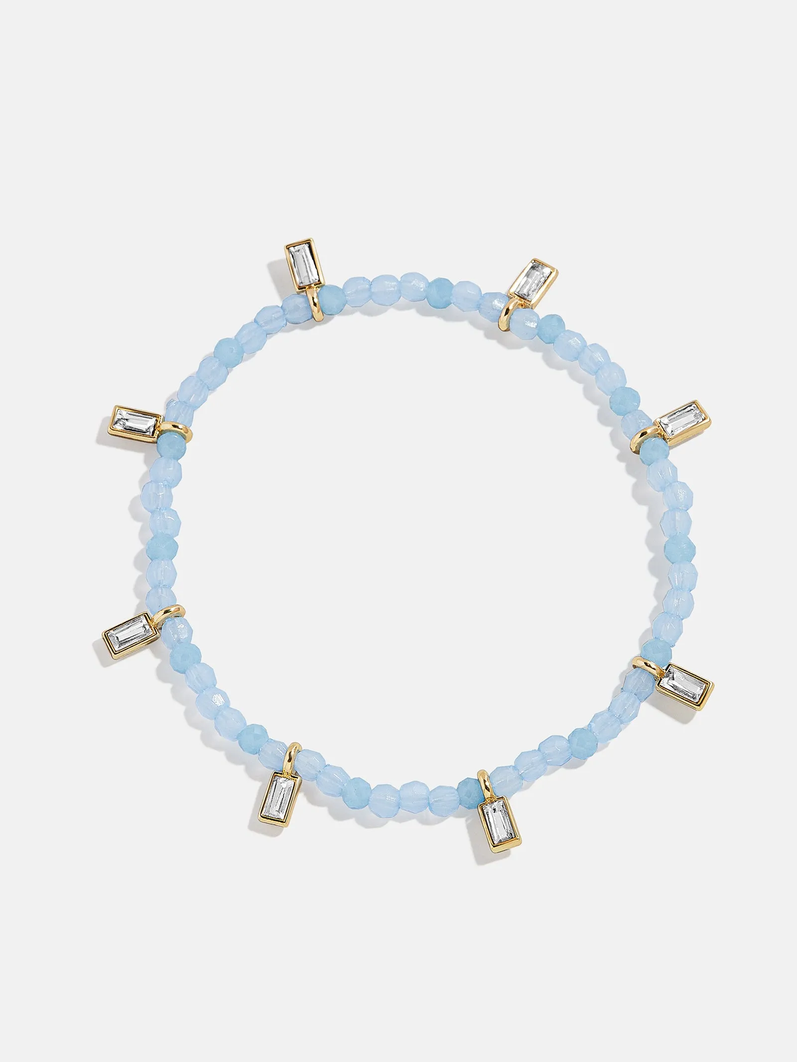 Crystal Beaded Bracelet - Powder Blue sold by BaubleBar product image thumbnail 3