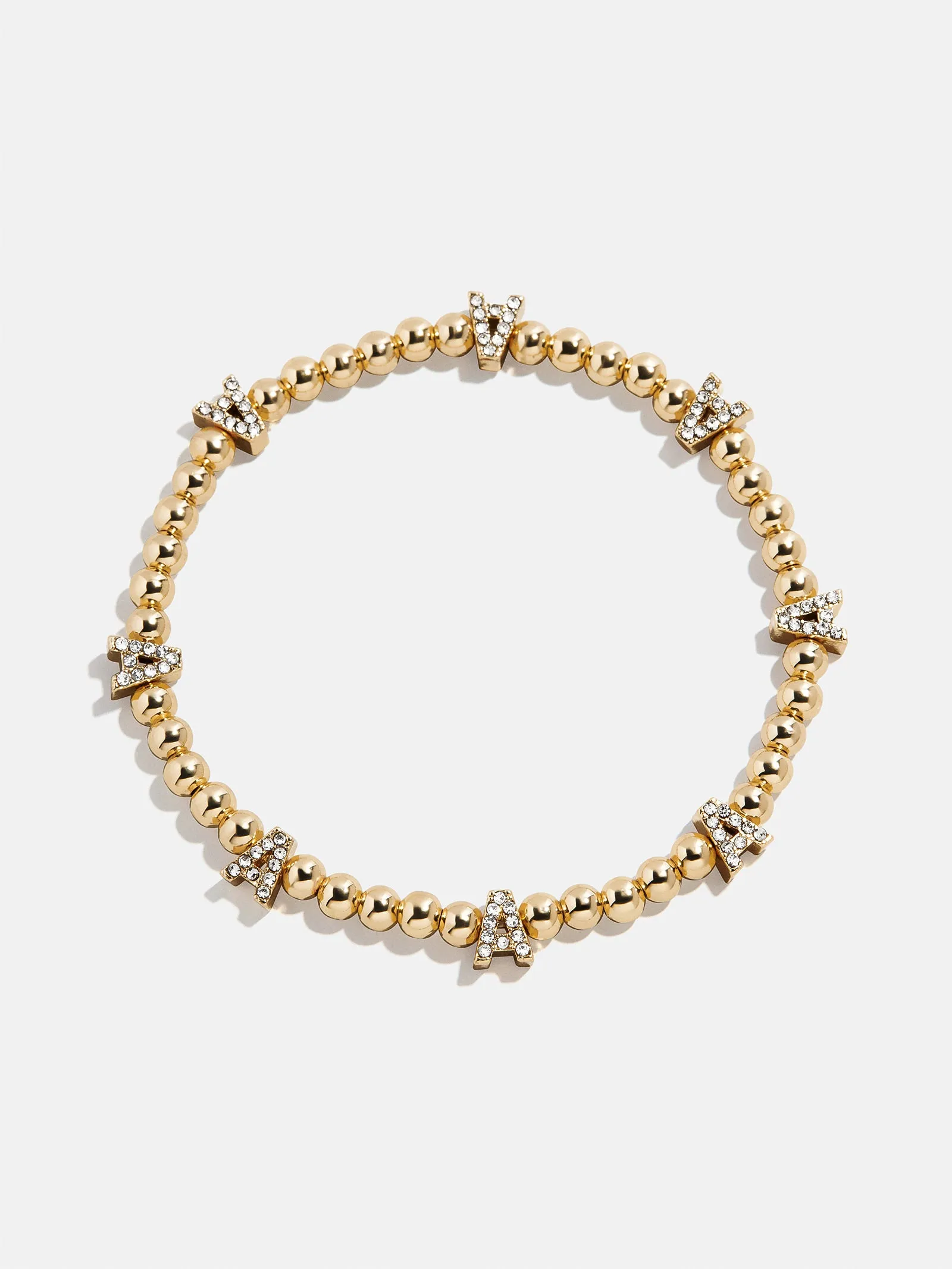 Repeating Initial Pisa Bracelet - Gold/Pavé sold by BaubleBar product image thumbnail 3
