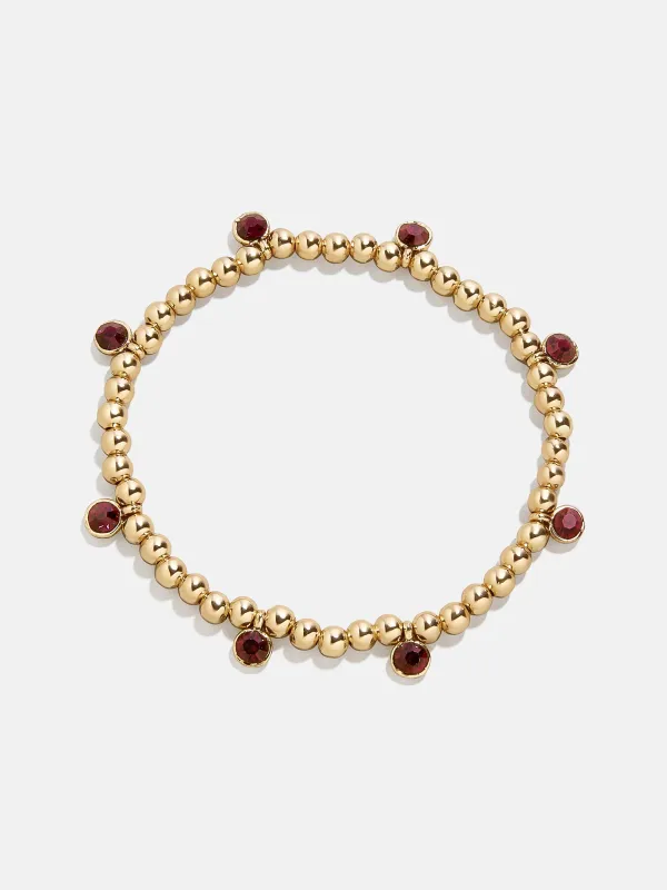 Birthstone Pisa Bracelet - Ruby sold by BaubleBar