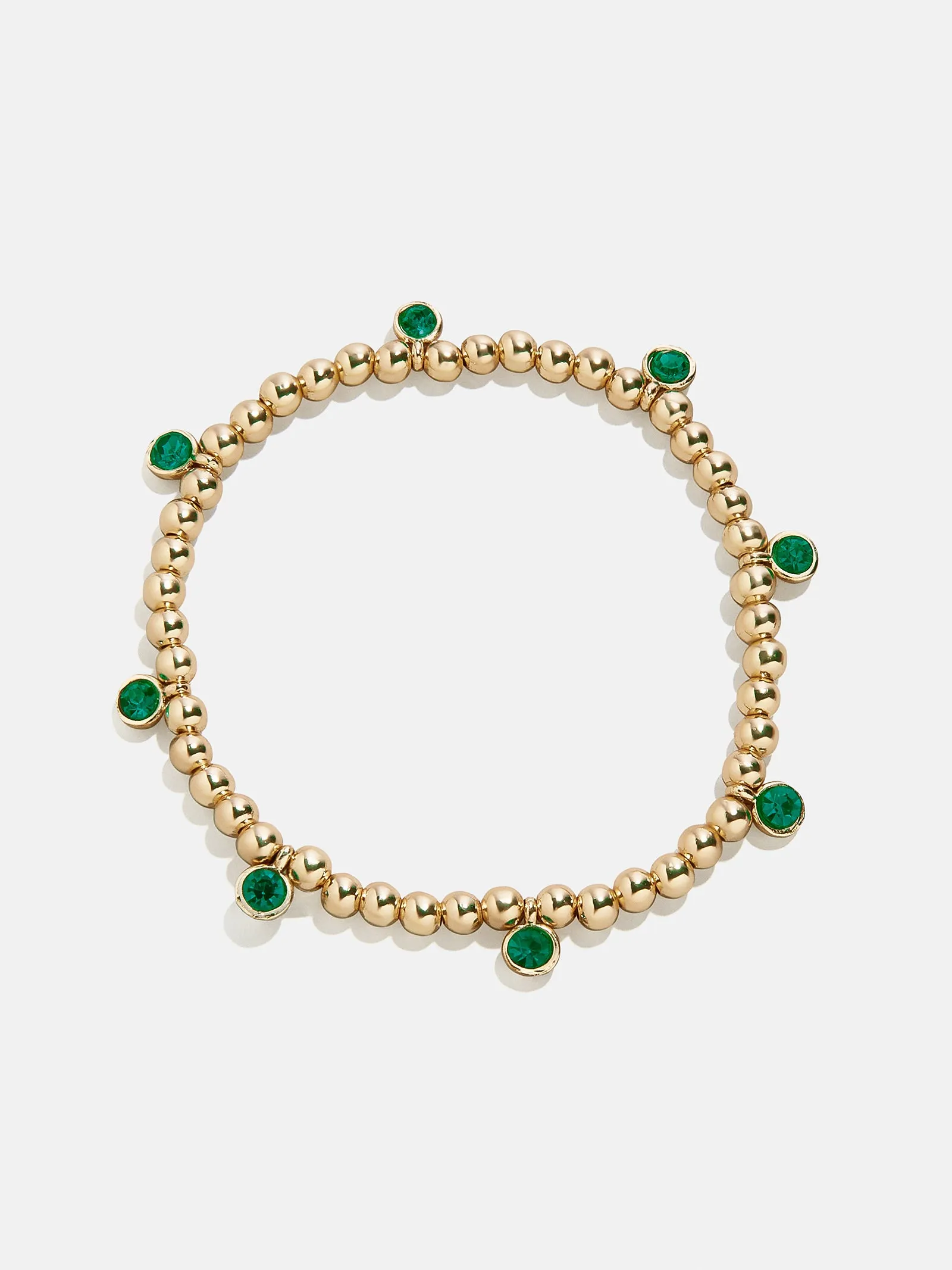 Birthstone Pisa Bracelet - Emerald sold by BaubleBar