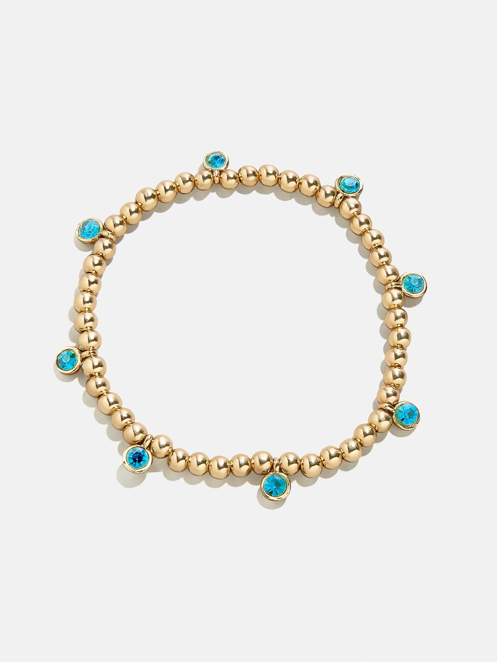 Birthstone Pisa Bracelet - Aquamarine sold by BaubleBar
