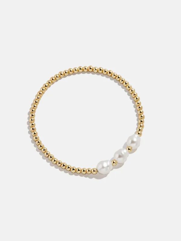 Pearl Stretch Bracelet - 3 Pearls sold by BaubleBar