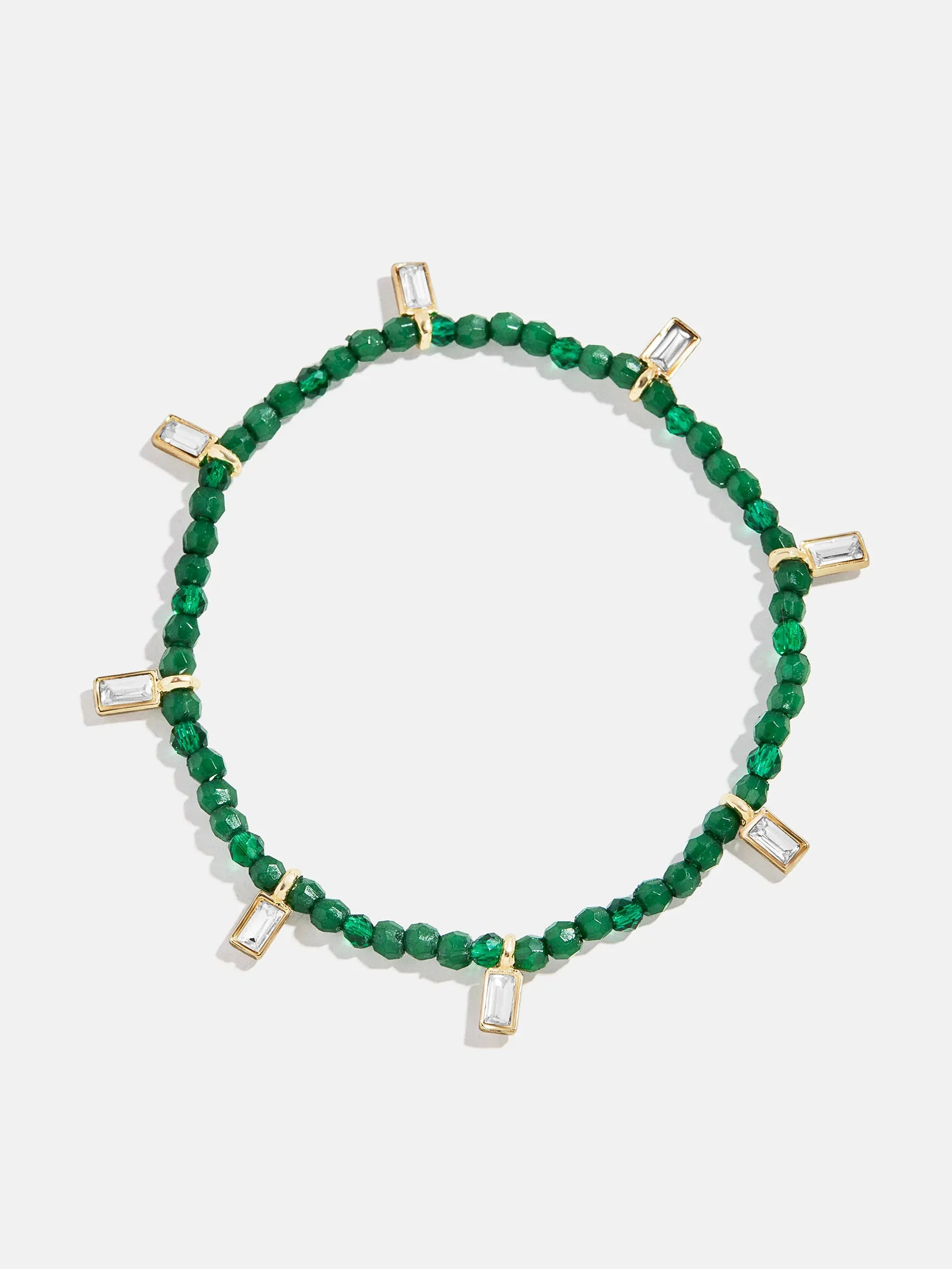 Crystal Beaded Bracelet - Malachite sold by BaubleBar product image thumbnail 3