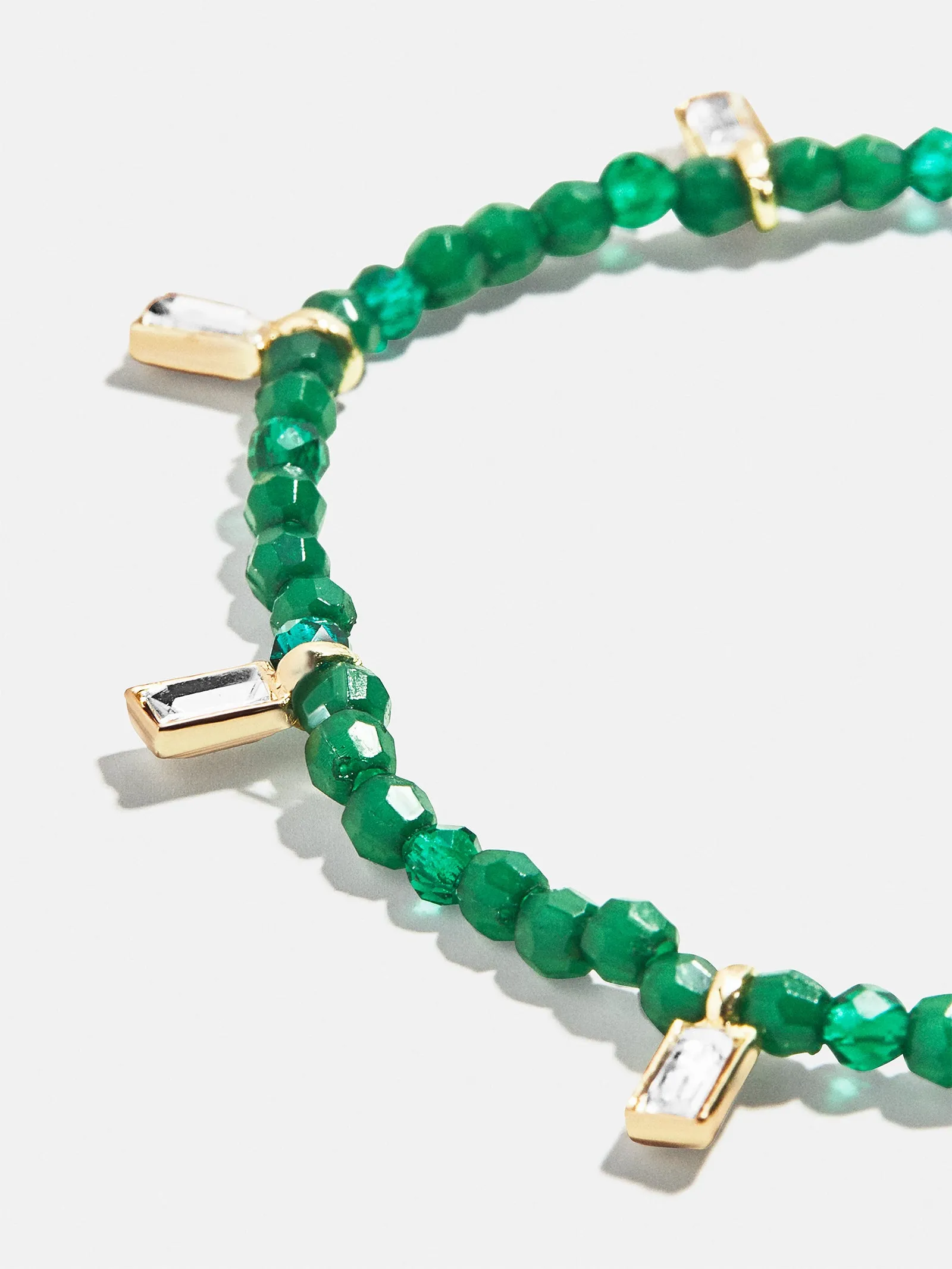 Crystal Beaded Bracelet - Malachite sold by BaubleBar product image thumbnail 2