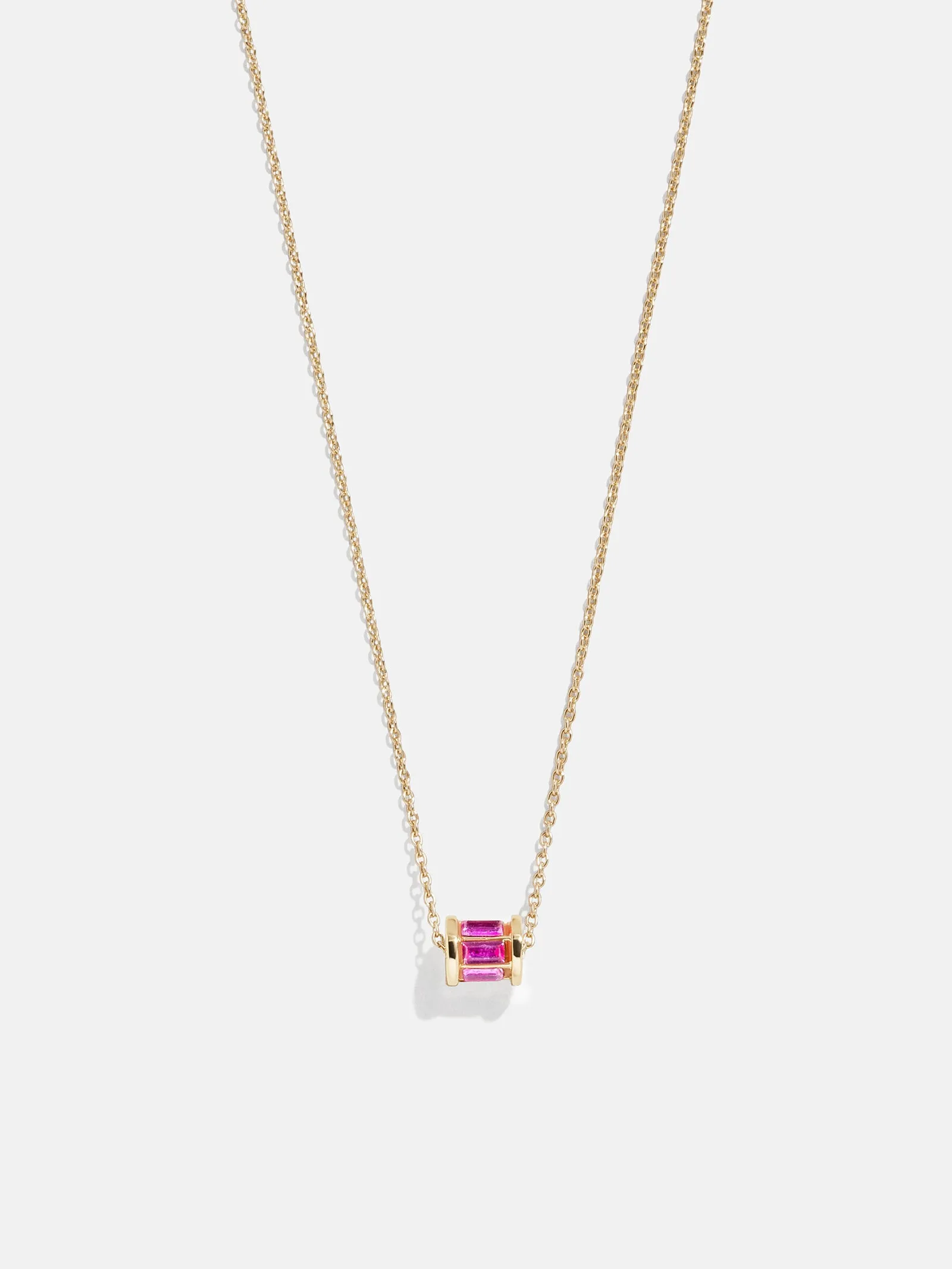 Tatum Birthstone Necklace - Rose sold by BaubleBar