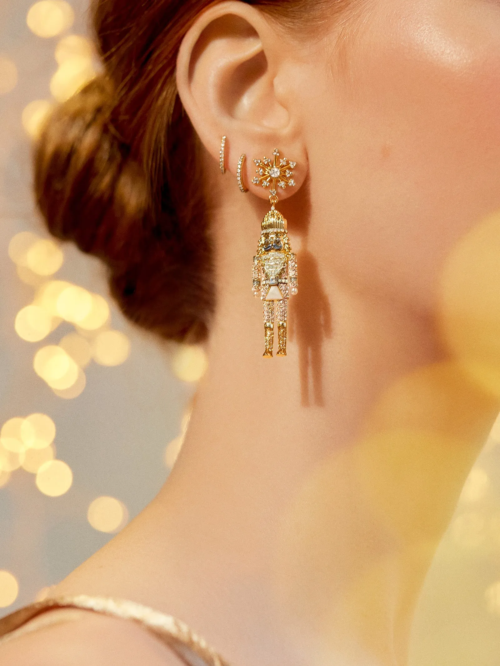 Tough Nut to Crack Earrings - Nutcracker sold by BaubleBar product image thumbnail 2