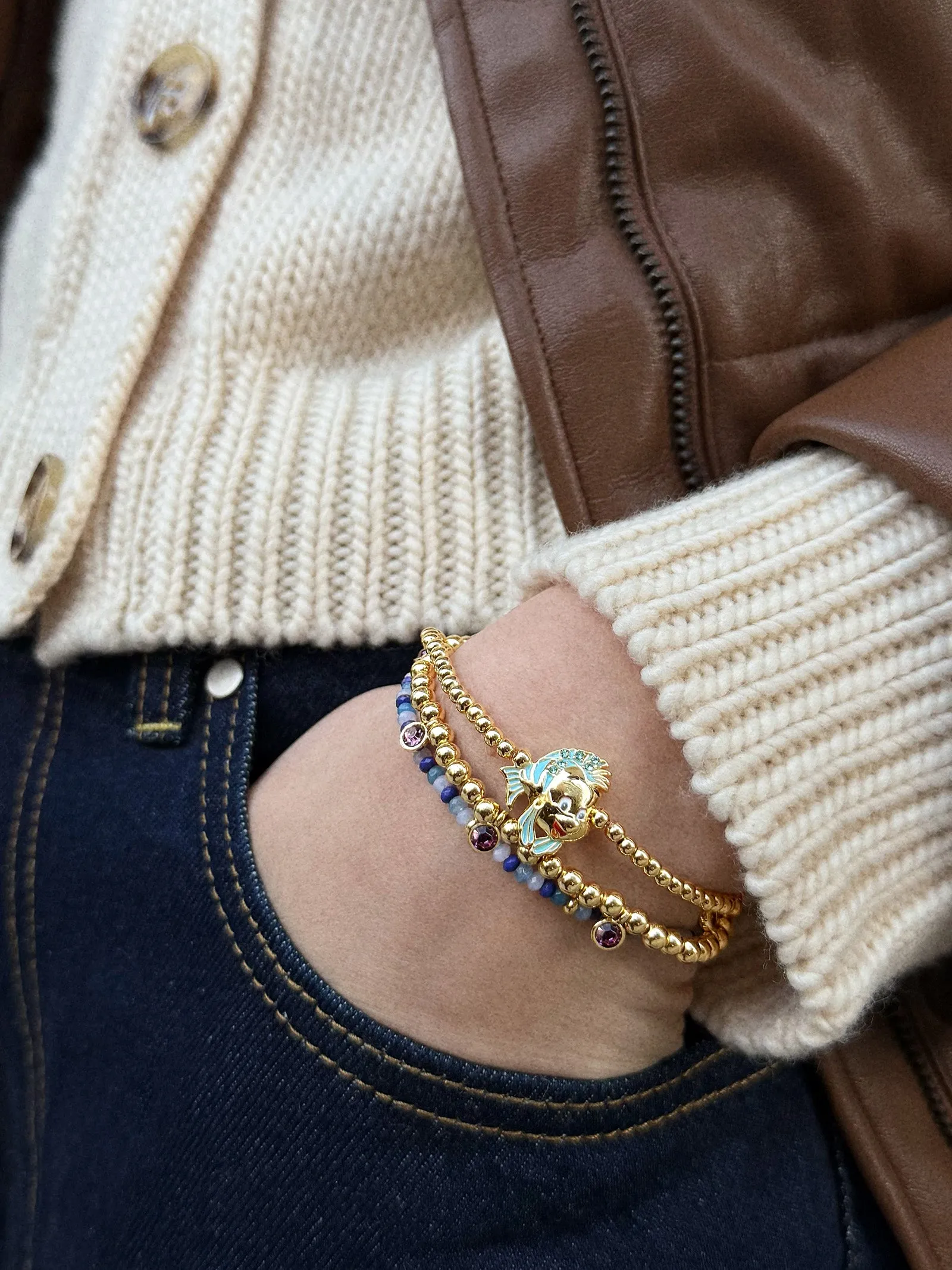 Disney Flounder Pisa Bracelet - Flounder sold by BaubleBar product image thumbnail 4