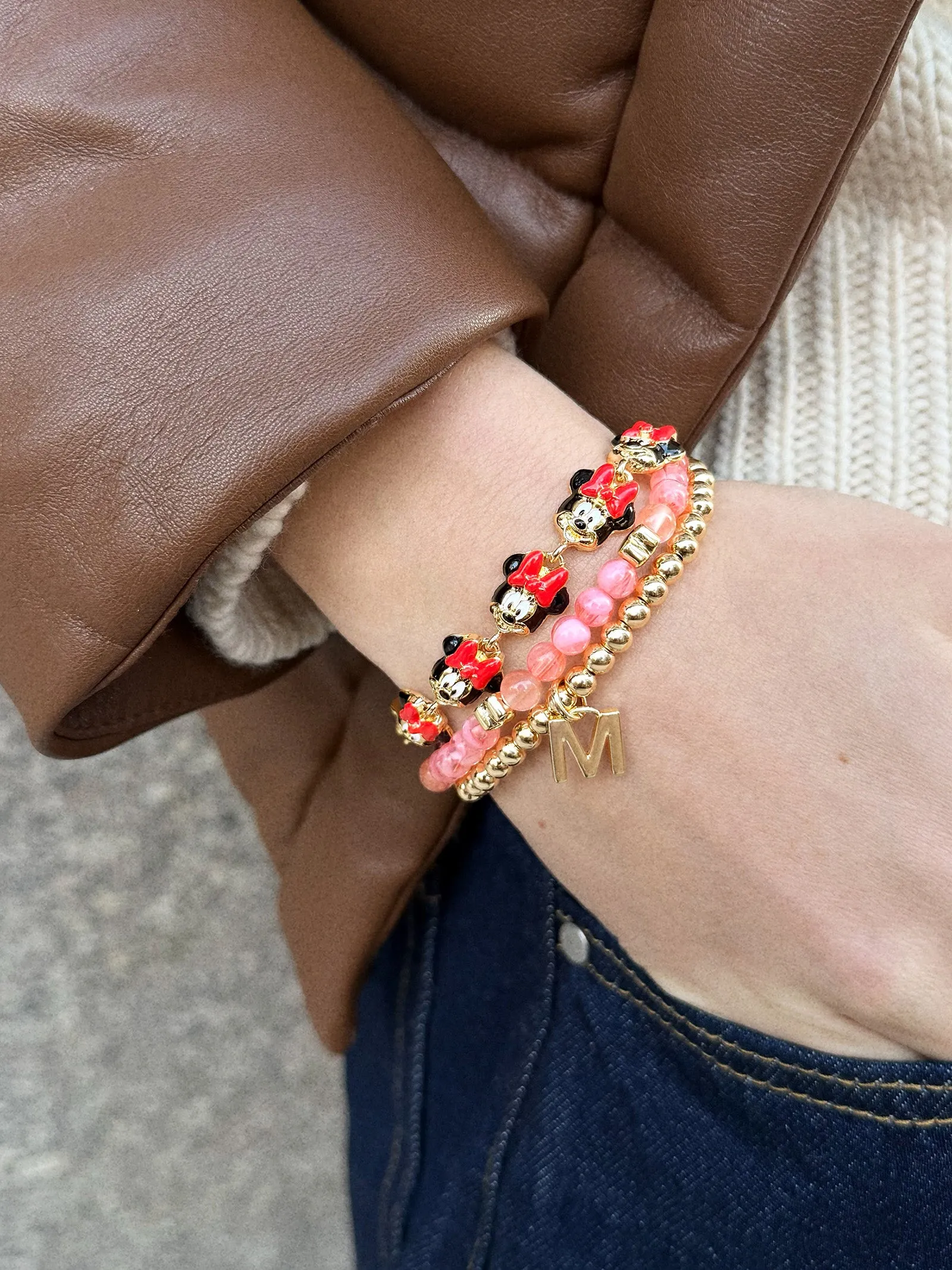 Disney Minnie Mouse Repeating Bracelet - Minnie Mouse sold by BaubleBar product image thumbnail 4