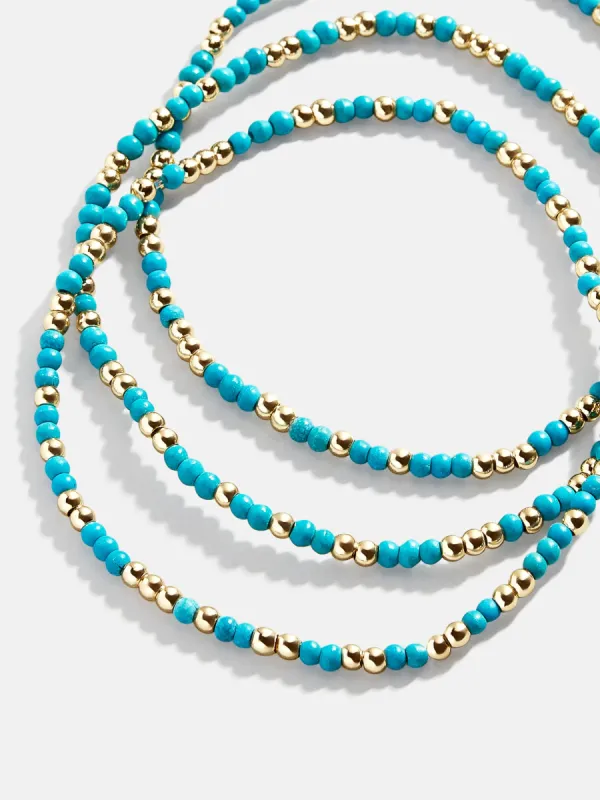 Sadie Bracelet Set - Turquoise sold by BaubleBar