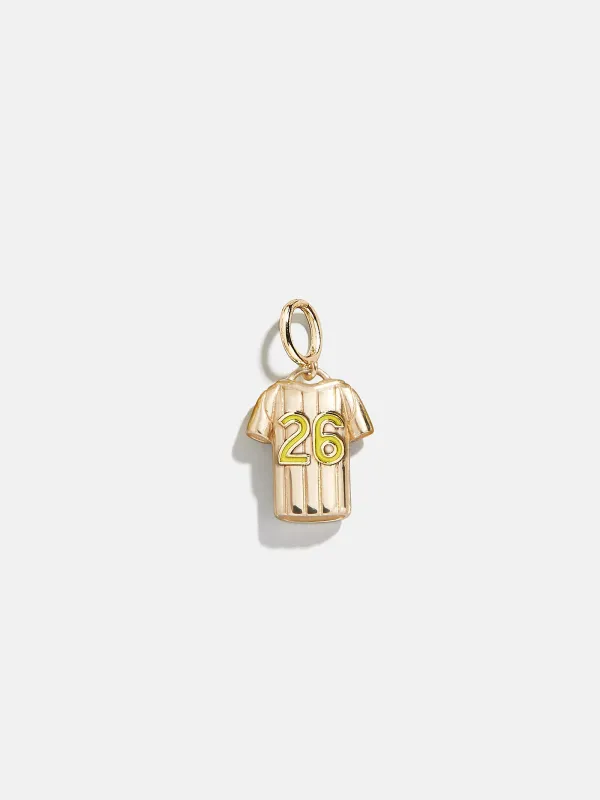 Jersey Custom Cluster Charm - Yellow made by BaubleBar