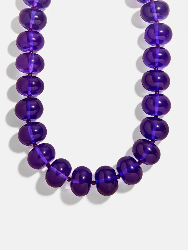 Joan Semi-Precious Necklace - Amethyst sold by BaubleBar
