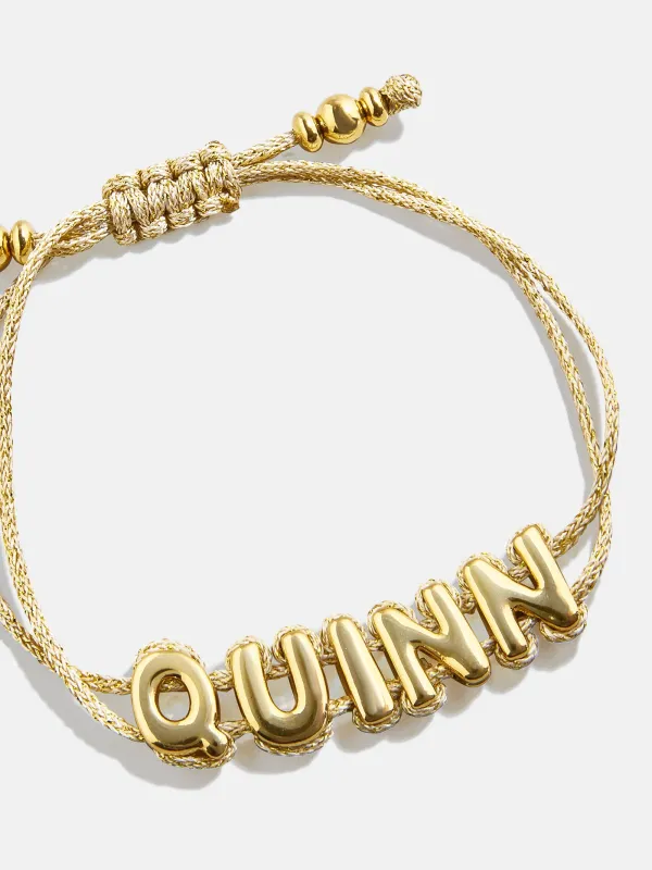 Wrapped Up Bubble Custom Cord Bracelet - Gold sold by BaubleBar