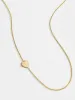 Maya Brenner Asymmetrical Custom Initial Necklace - One Character sold by BaubleBar