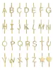Maya Brenner Asymmetrical Custom Initial Necklace - One Character sold by BaubleBar