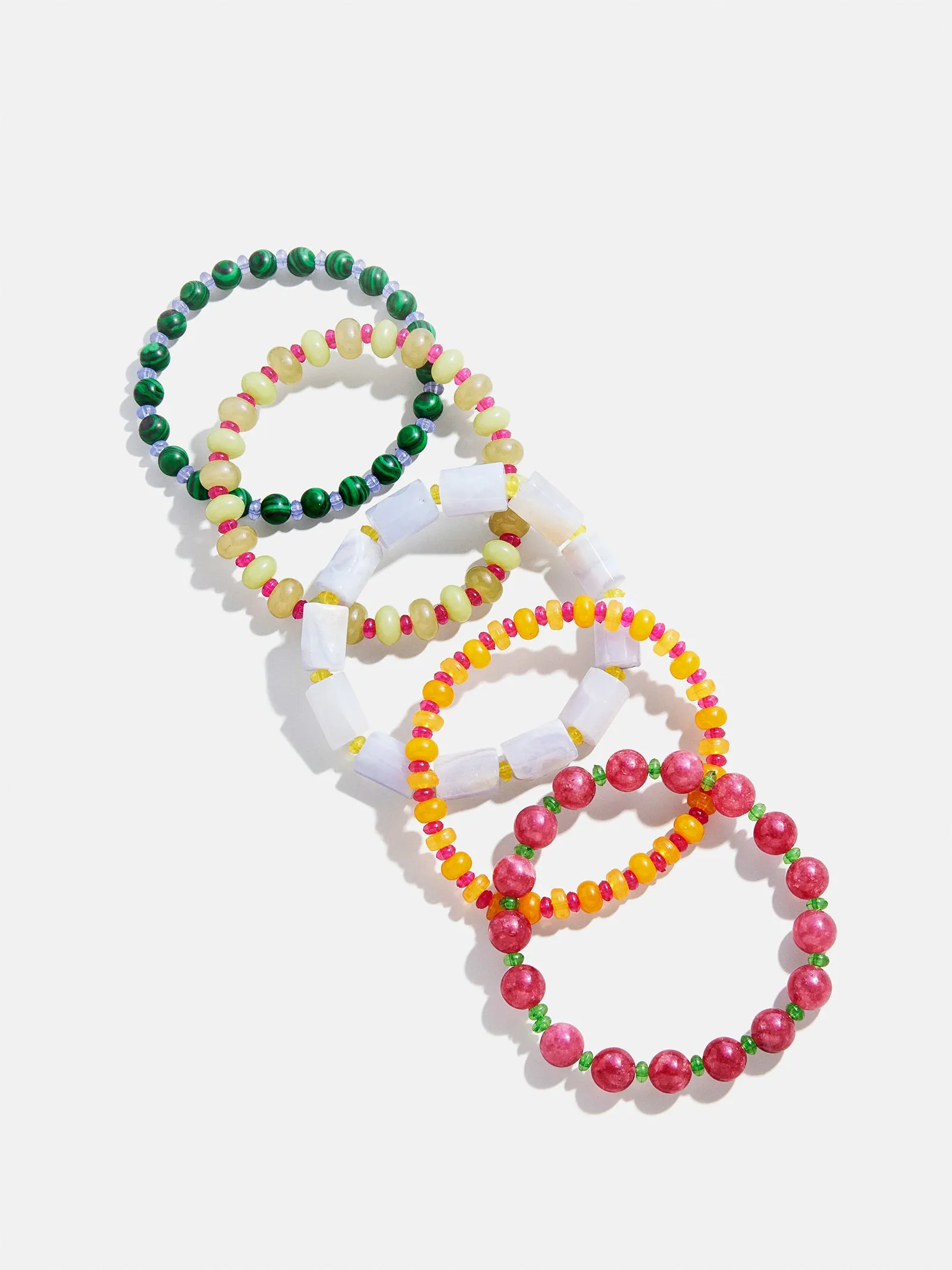 Darcy Beaded Bracelet Set - Vibrant Multi sold by BaubleBar product image thumbnail 4