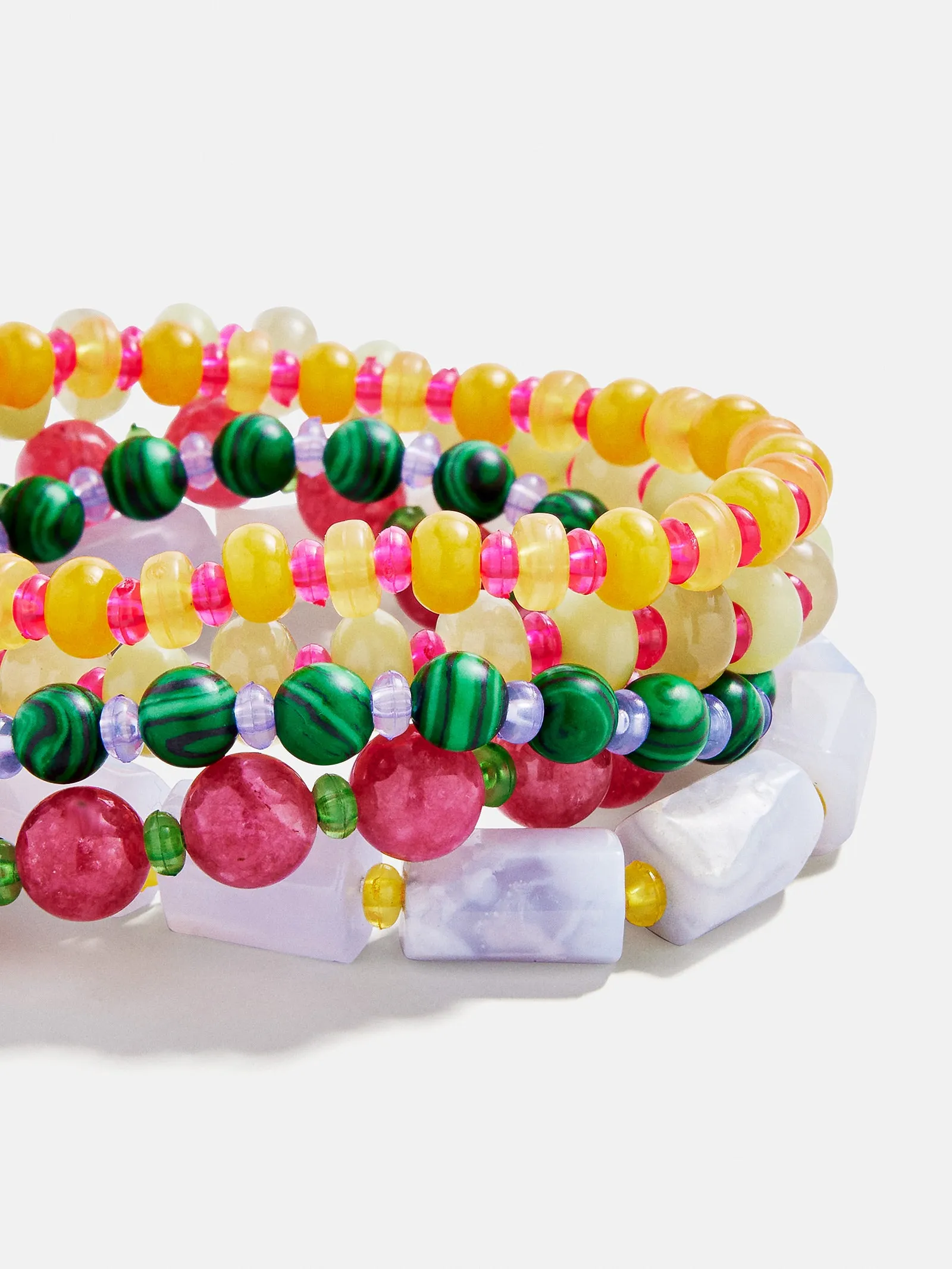 Darcy Beaded Bracelet Set - Vibrant Multi sold by BaubleBar product image thumbnail 3