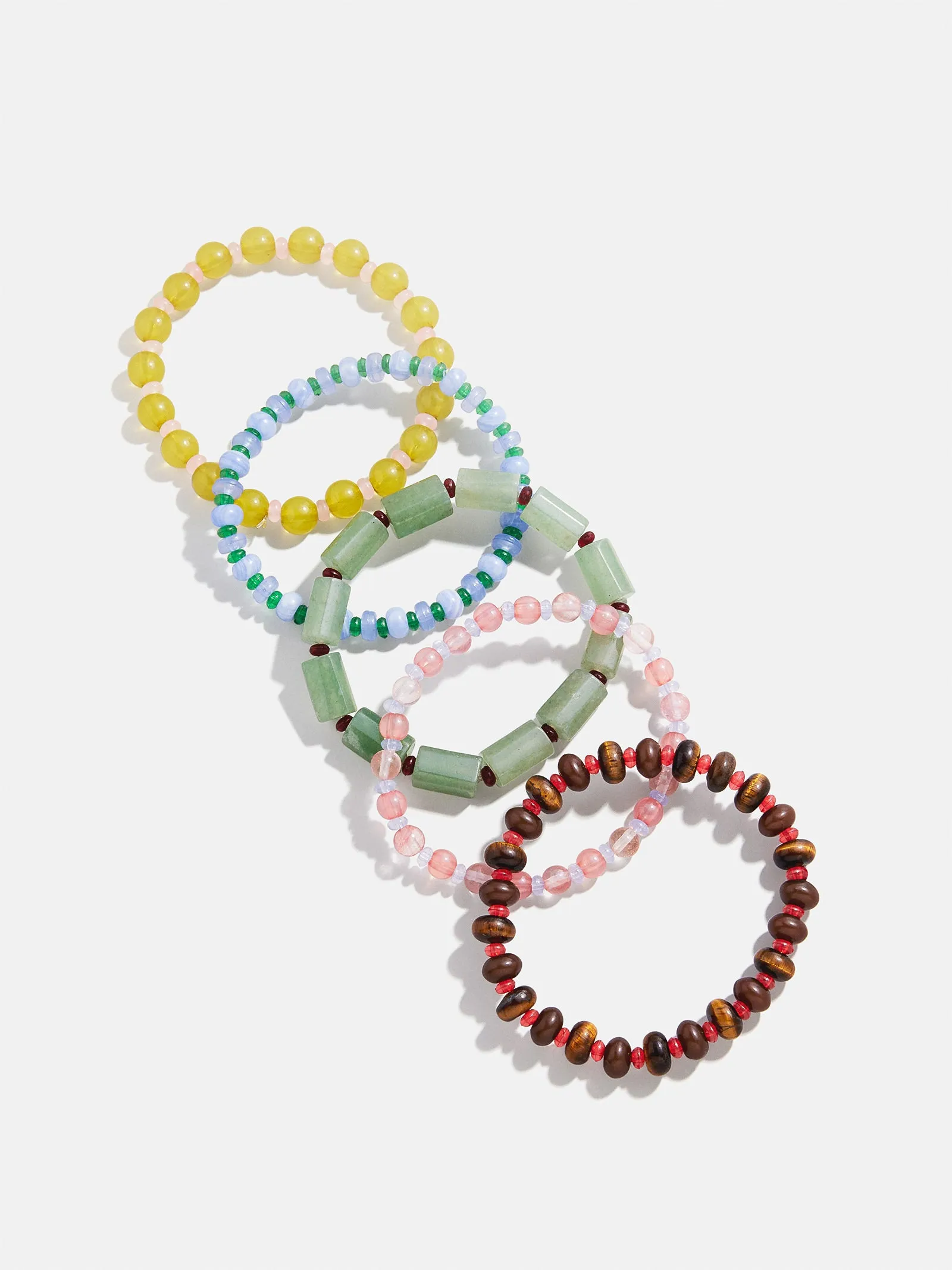 Darcy Beaded Bracelet Set - Vibrant Multi sold by BaubleBar product image thumbnail 4