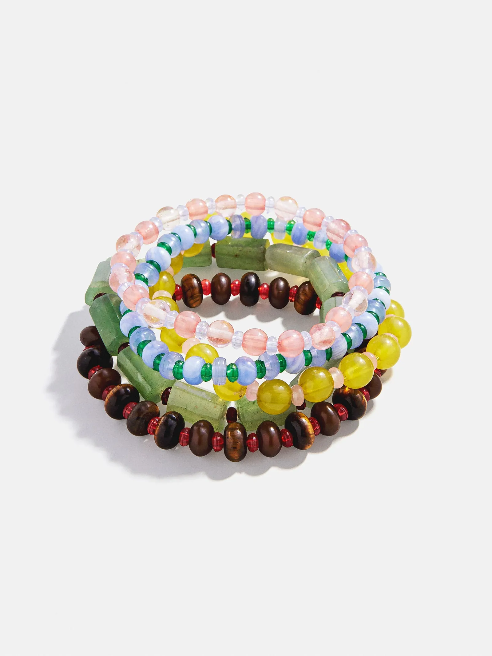Darcy Beaded Bracelet Set - Vibrant Multi sold by BaubleBar