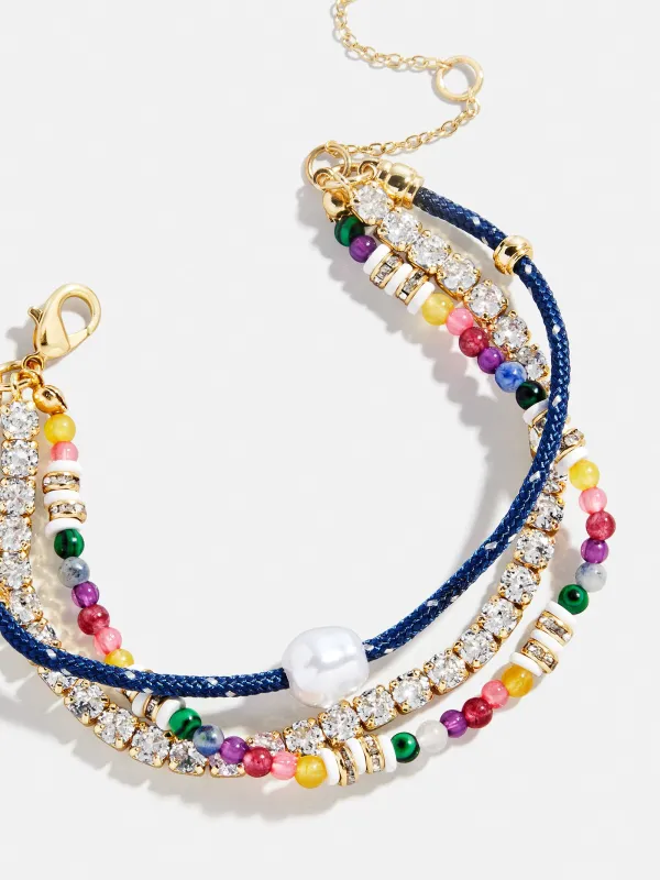 Rowan Semi-Precious Layered Bracelet - St. Barths sold by BaubleBar
