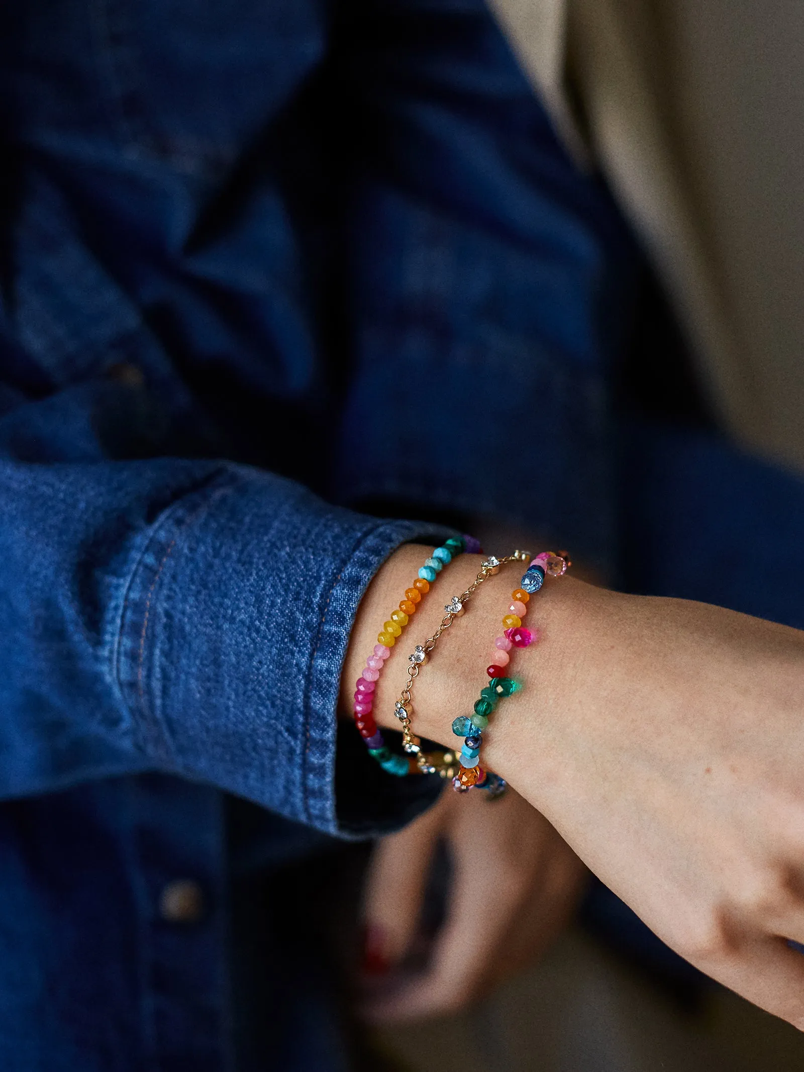 Disney Mickey Mouse Semi-Precious Layered Bracelet - Multi sold by BaubleBar product image thumbnail 2