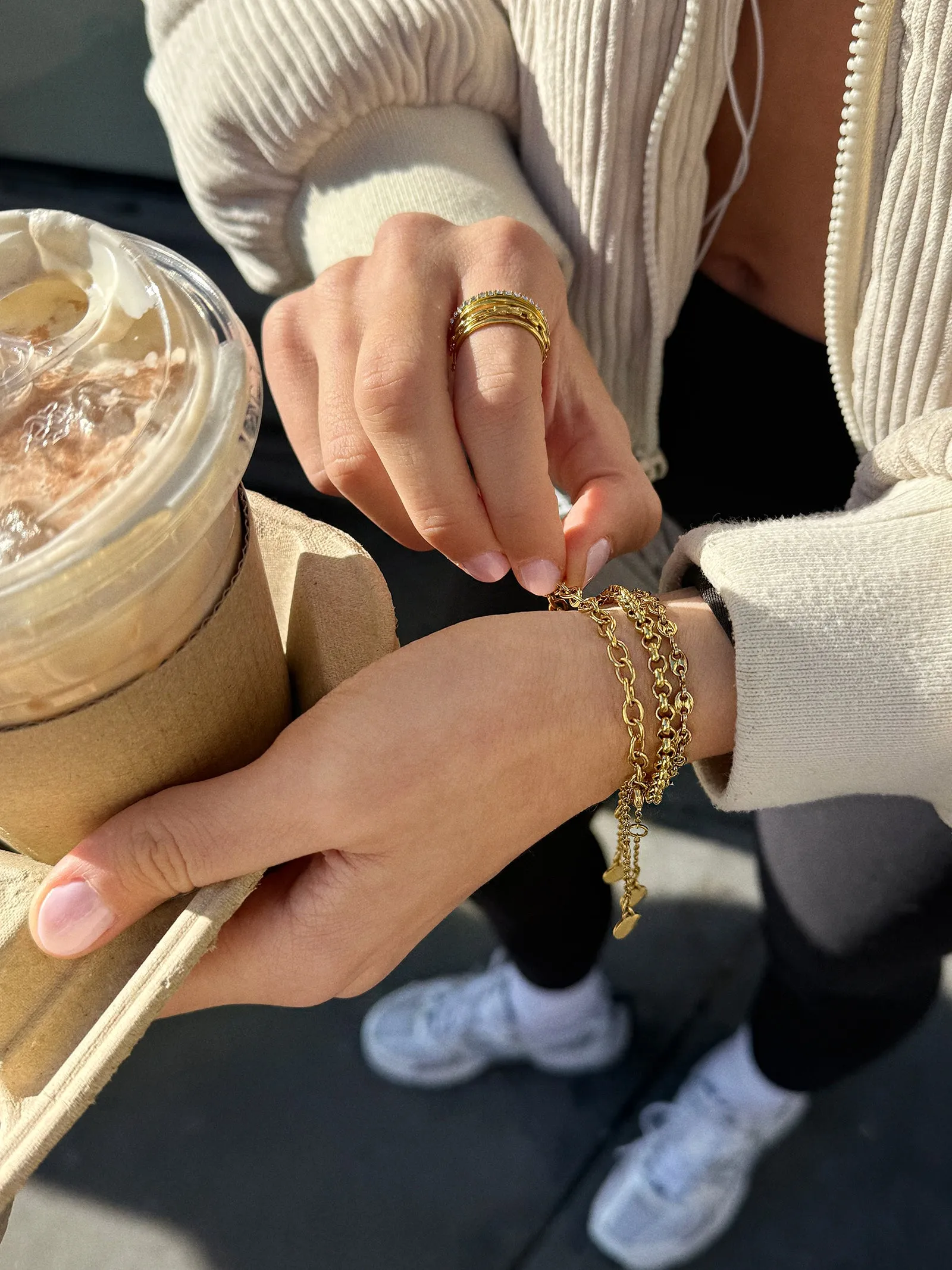 Emmy Waterproof Bracelet Set - Emmy Waterproof Bracelet Set sold by BaubleBar product image thumbnail 2