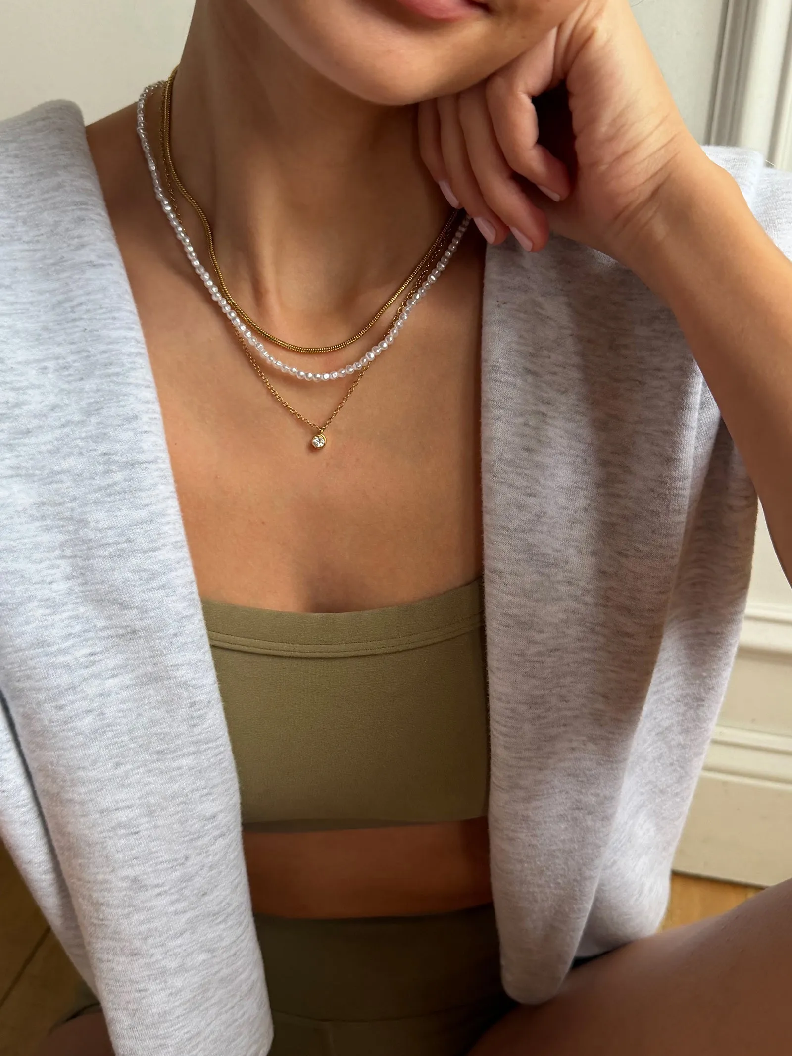 Rue Waterproof Necklace Set - Rue Waterproof Necklace Set sold by BaubleBar product image thumbnail 2