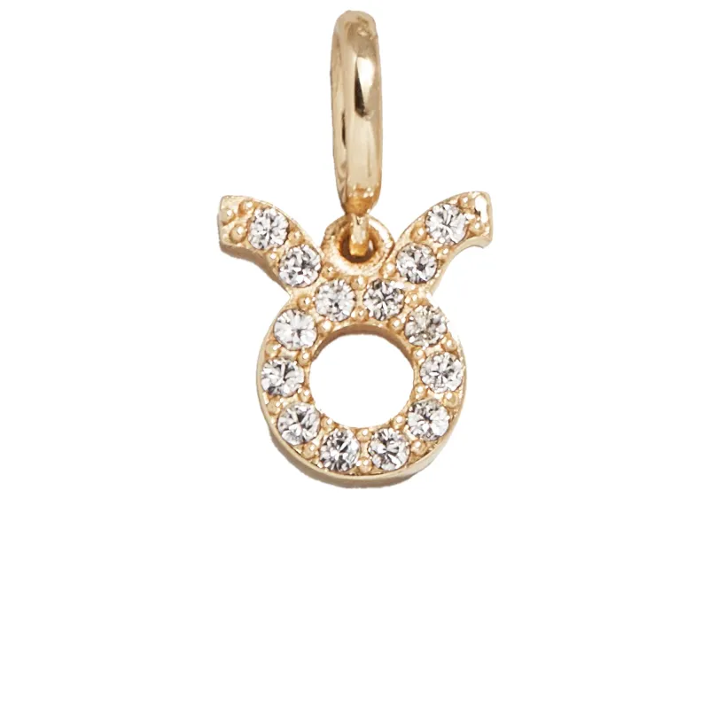 Pavé Zodiac Symbol Cluster Charm - Taurus sold by BaubleBar