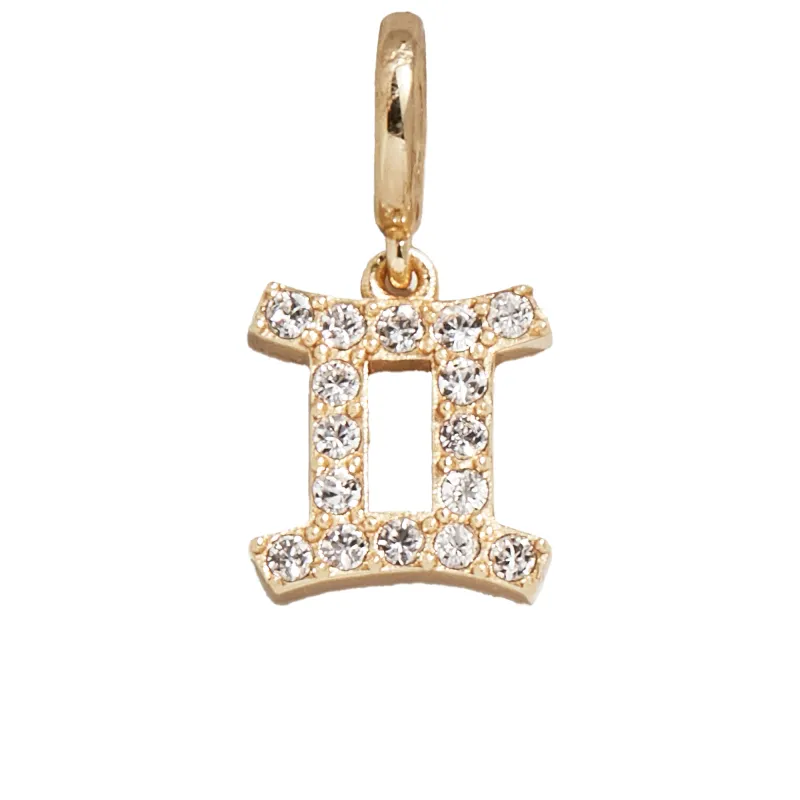 Pavé Zodiac Symbol Cluster Charm - Gemini sold by BaubleBar
