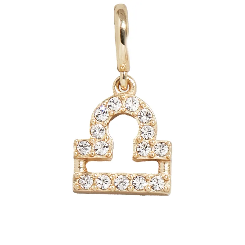 Pavé Zodiac Symbol Cluster Charm - Libra sold by BaubleBar