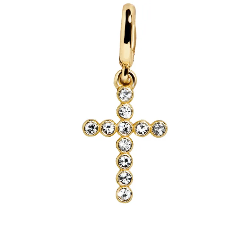 Faith Cluster Charm - Bezel Cross sold by BaubleBar