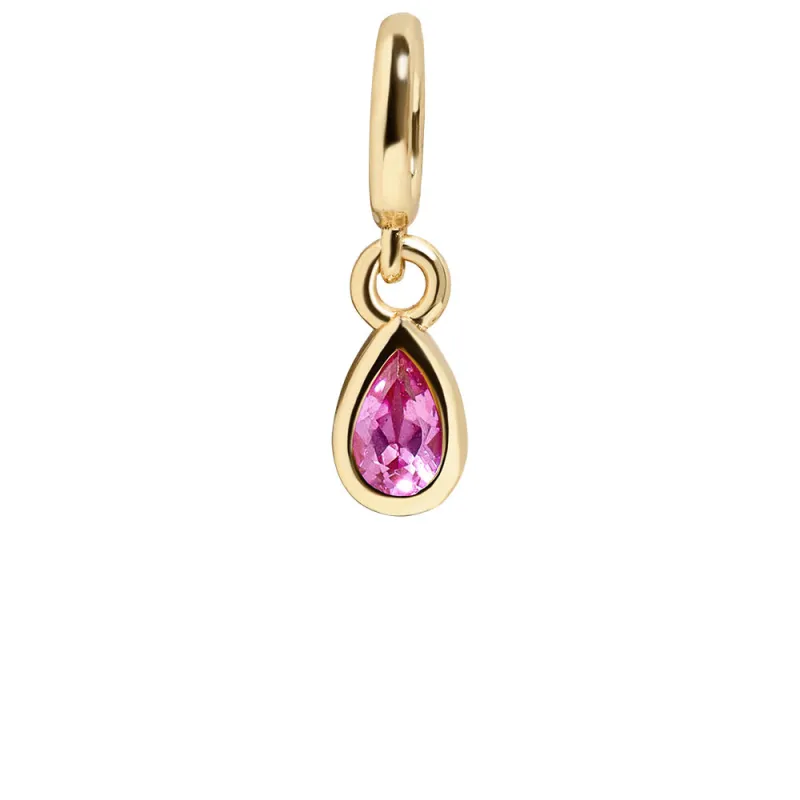Birthstone Cluster Charm - Rose/Gold sold by BaubleBar