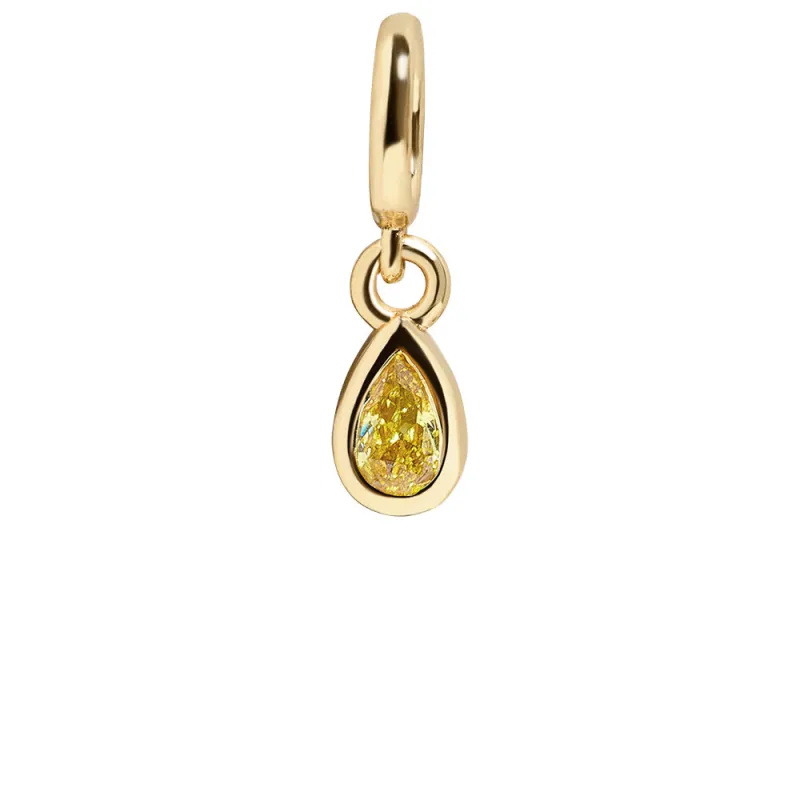 Birthstone Cluster Charm - Topaz/Gold sold by BaubleBar