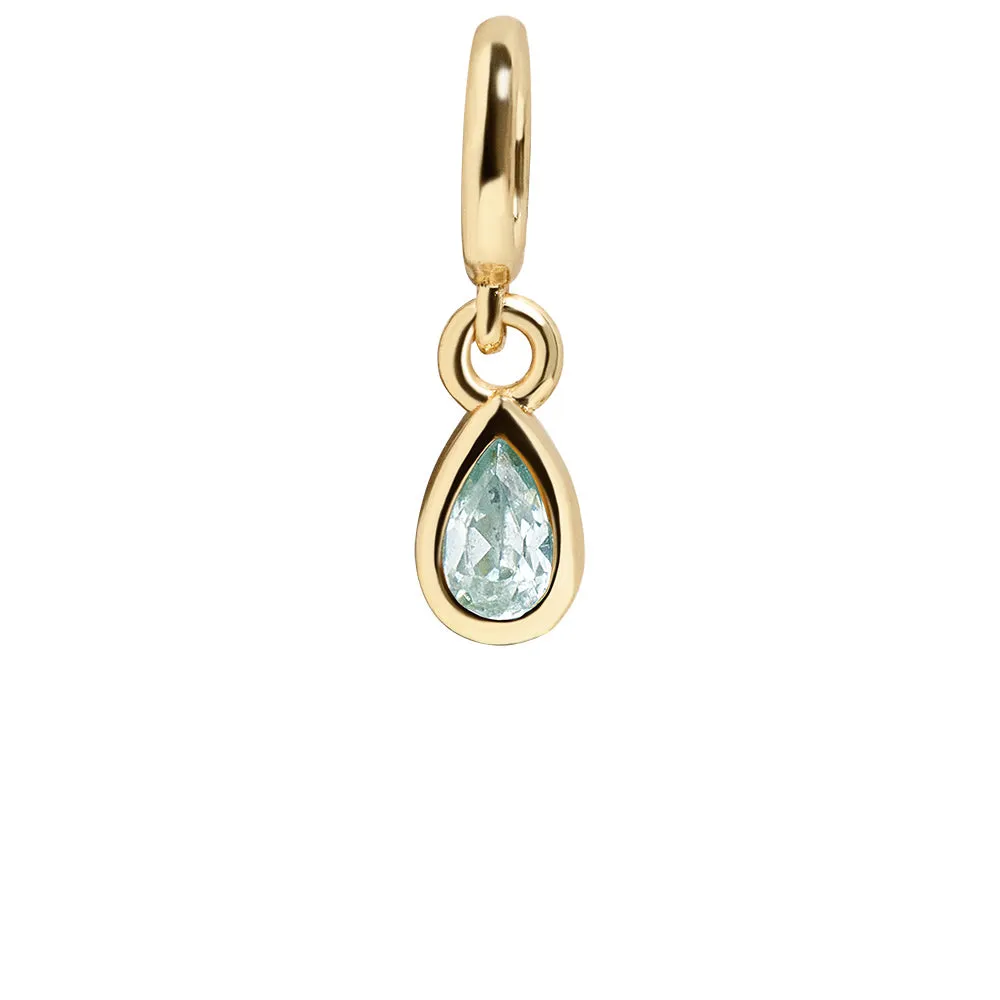 Birthstone Cluster Charm - Aquamarine/Gold sold by BaubleBar