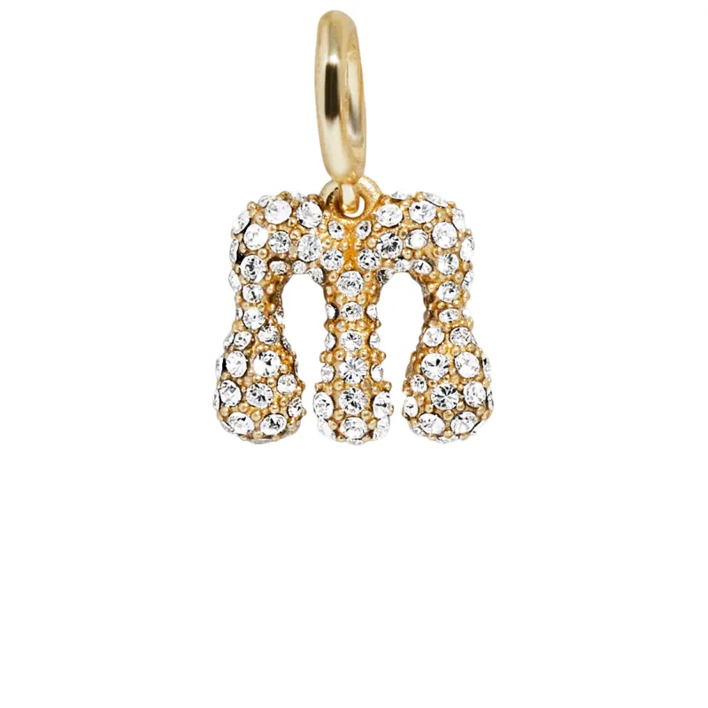 Pave Bubble Initial Cluster Charm - M sold by BaubleBar