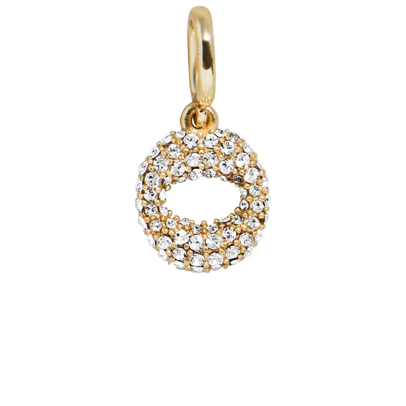 Pave Bubble Initial Cluster Charm - O sold by BaubleBar