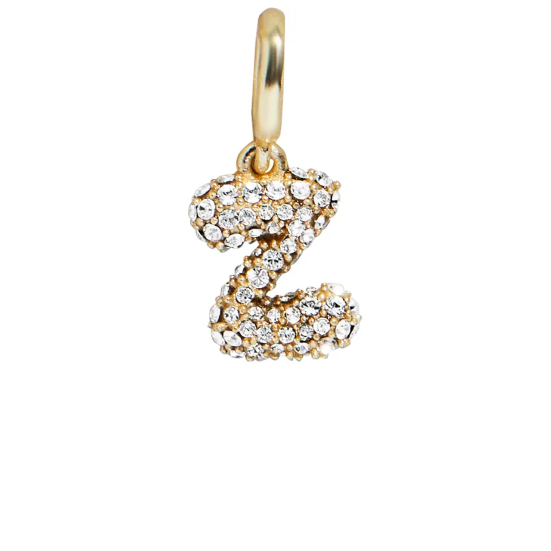 Pave Bubble Initial Cluster Charm - Z sold by BaubleBar