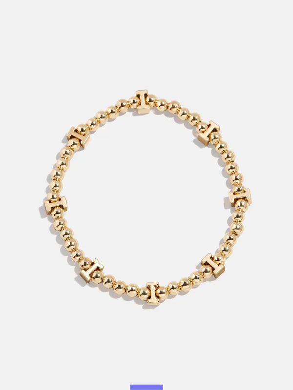 Gold Repeating Initial Pisa Bracelet - I sold by BaubleBar
