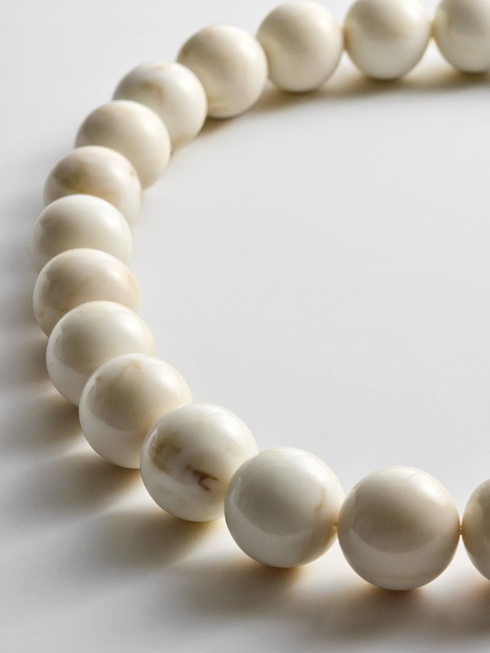 Jane Beaded Necklace - Smoky Ivory Quartz sold by BaubleBar product image thumbnail 3